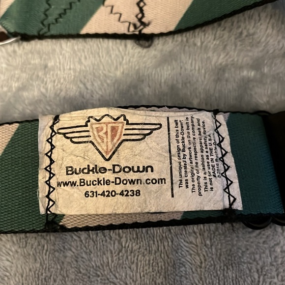 Slytherin Crest Harry Potter safety belt seatbelt buckle belt 25” to 45” waist - Picture 4 of 10